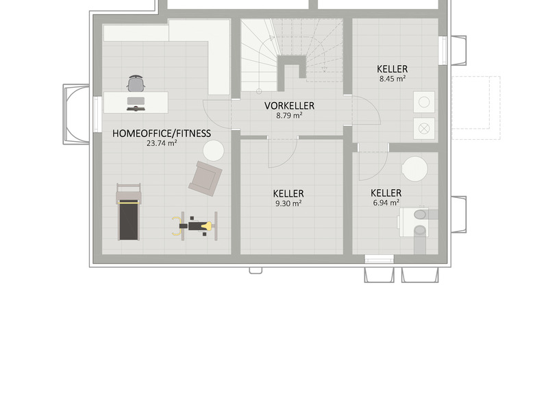 Erstbezug. Modernes Doppelhaus im Grnen mit ganz viel Platz fr ganz viel Familie /  / 2103 Langenzersdorf / Bild 6
