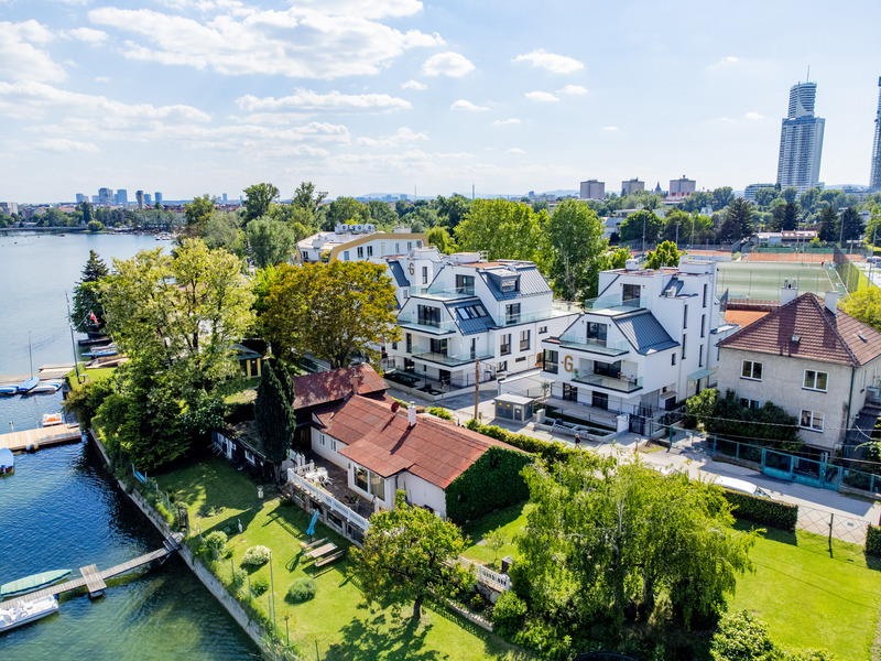 Wohnen deluxe. Prachtvolle 2-stckige Dachgeschosswohnung mit 167 m in absoluter Bestlage an der Alten Donau /  / 1220 Wien / Bild 1