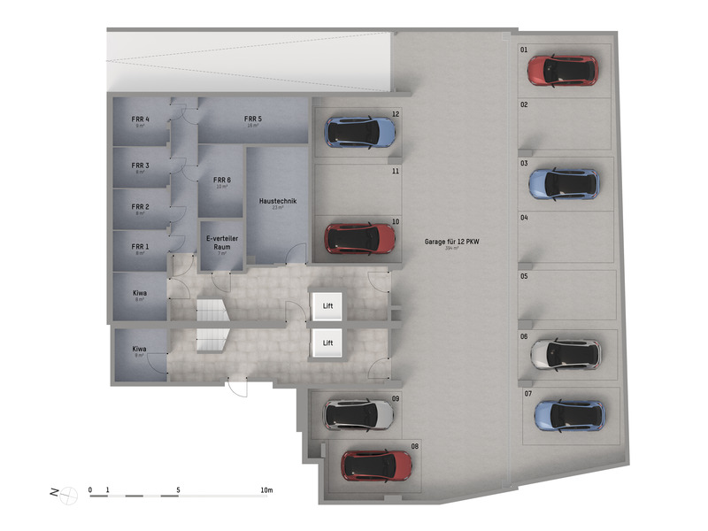 Erstbezug: Auergewhnliche 3-Zimmer Wohnung mit 2 Balkonen bei der unteren Alten Donau /  / 1220 Wien / Bild 2