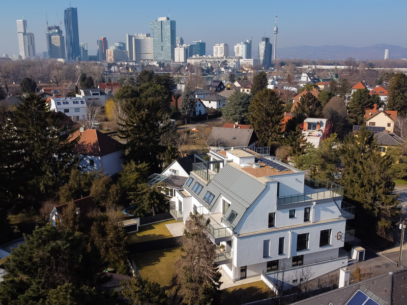 Malerisches 3-Zimmer Penthouse mit Galerie nur 290 m vom Wasser entfernt. Deckenkhlung /  / 1220 Wien / Bild 7
