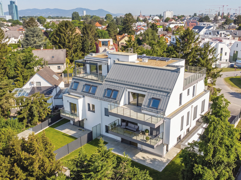 Malerisches 3-Zimmer Penthouse mit Galerie nur 290 m vom Wasser entfernt. Deckenkühlung / / 1220 Wien / Bild 7