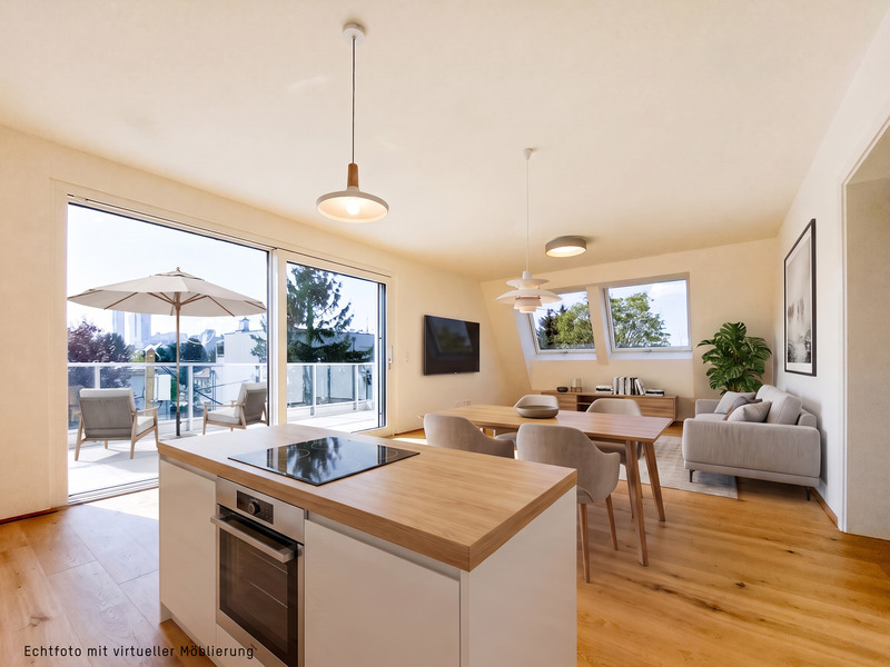 Familiengl�ck pur. 4-Zimmer Wohntraum auf 94 m� plus Terrasse. Erstbezug - Deckenk�hlung inklusive /  / 1220&nbsp;Wien / Bild 5