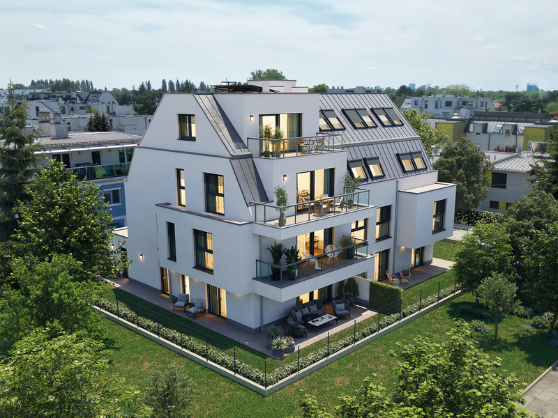 3-Zimmer-Penthouse auf 129 m - samt Deckenkhlung und Liftfahrt direkt in die Wohnung /  / 1220 Wien / Bild 1