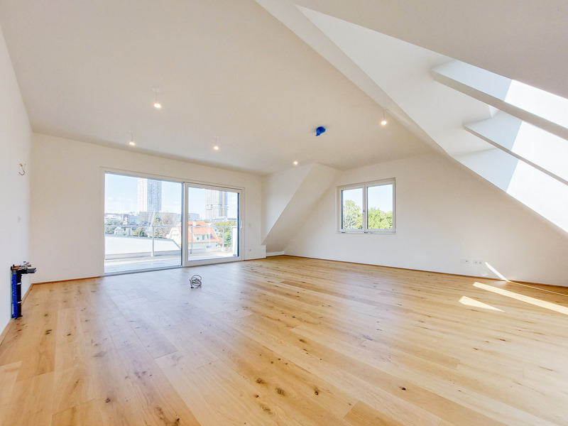 Sagenhaftes 3-Zimmer-Penthouse auf 129 m - samt Deckenkhlung und Liftfahrt direkt in die Wohnung /  / 1220 Wien / Bild 1
