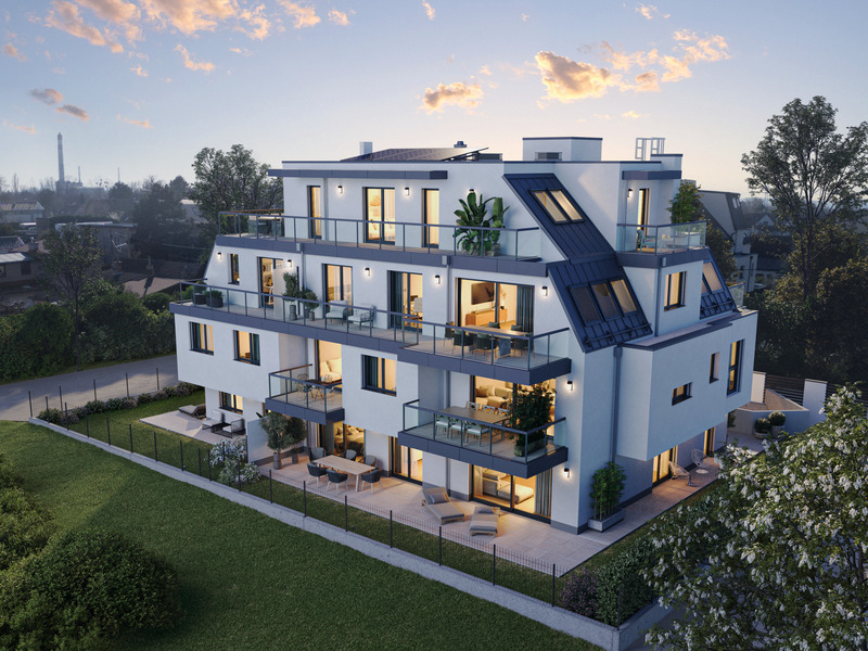 Elegantes 3-Zimmer Penthouse nahe Lobau. 115 m Wohnglck und 3 Terrassen fr beste Aussichten /  / 1220 Wien / Bild 1