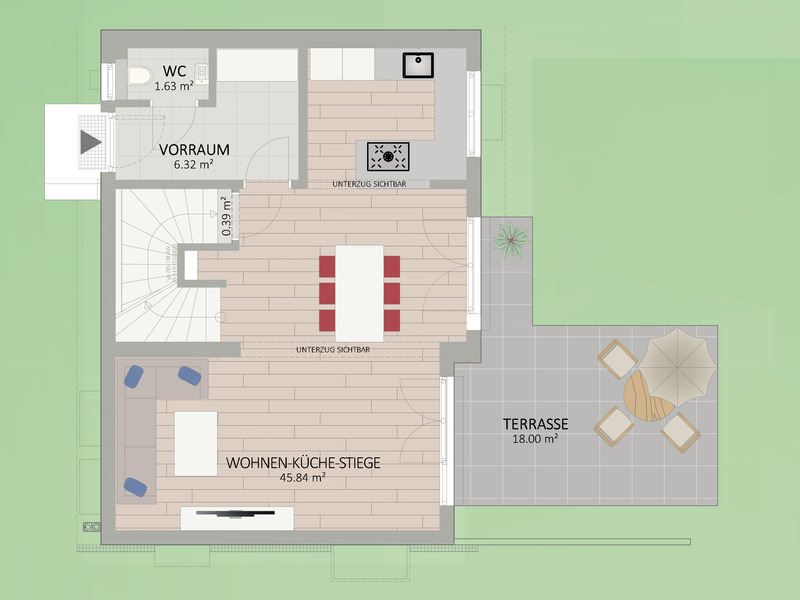 1220, Schlachthammerstra�e, In 5  Fahrradminuten bei der U2, Einzelhaus  /  / 1220&nbsp;Wien / Bild 1