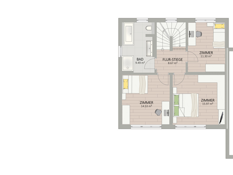 1220, Franz-Loidl-Strae, 75 m Luftlinie zur Alten Donau, 500 m zur U1, Doppelhaus  /  / 1220 Wien / Bild 1