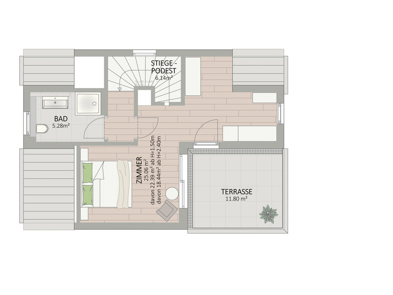1220, Franz-Loidl-Strae, 75 m Luftlinie zur Alten Donau, 500 m zur U1, Einzelhaus  /  / 1220 Wien / Bild 5