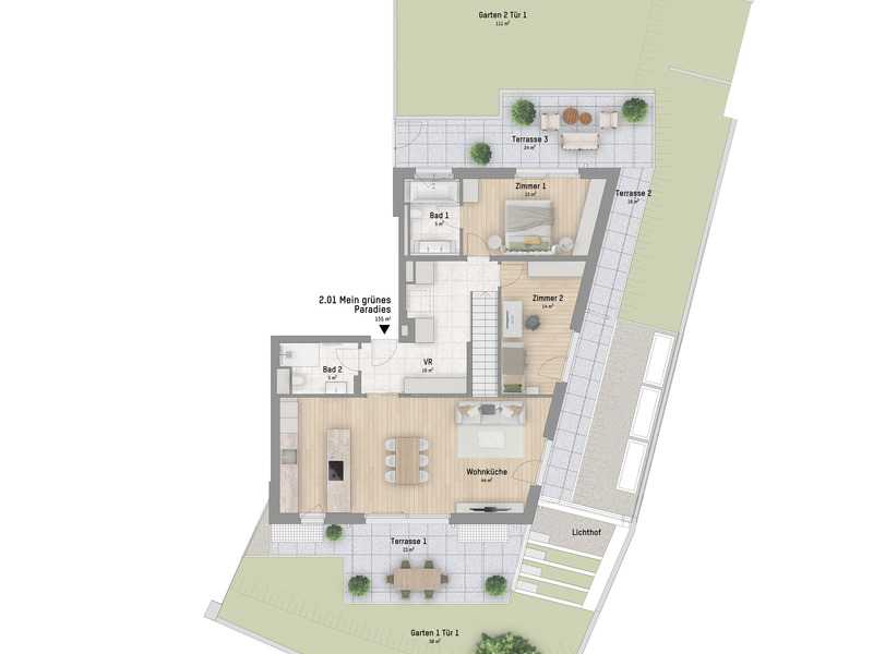 1220, Arminenstrae, Nur 200 m zur unteren Alten Donau, 3-Zimmer-Eigentumswohnung  /  / 1220 Wien / Bild 2