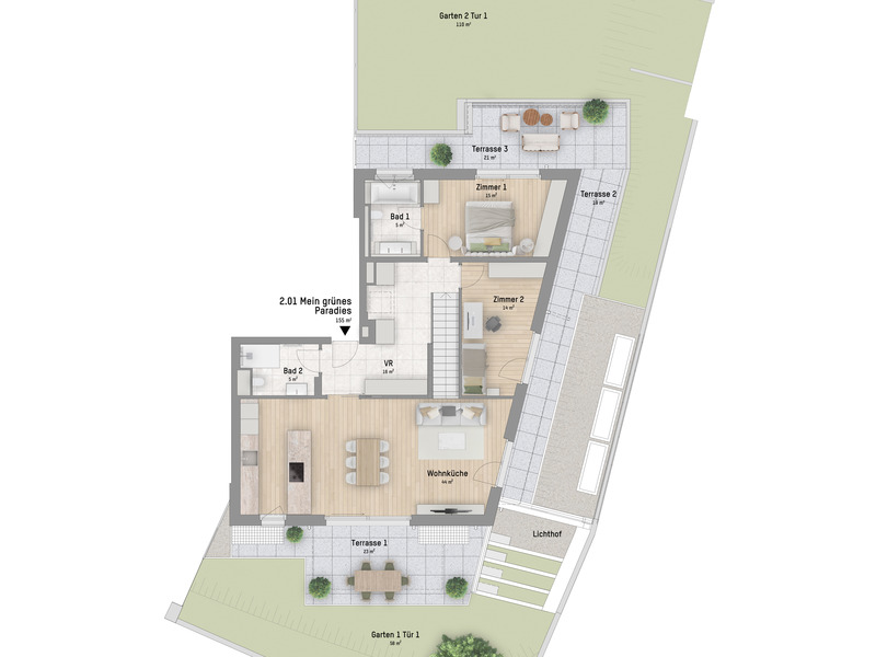 1220, Arminenstrae, Nur 200 m zur unteren Alten Donau, 3-Zimmer-Eigentumswohnung  /  / 1220 Wien / Bild 2