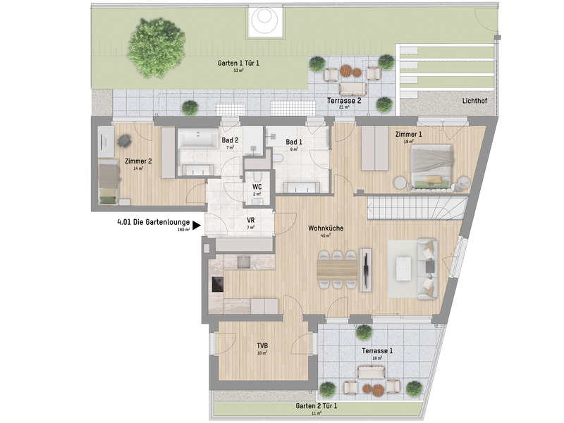 1220, Arminenstrae, Nur 200 m zur unteren Alten Donau, 3-Zimmer-Eigentumswohnung  /  / 1220 Wien / Bild 2