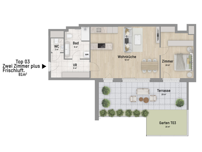 1220, Wagramer Stra�e, Beim Donau Zentrum, U1 und Alte Donau, 2-Zimmer-Eigentumswohnung  /  / 1220&nbsp;Wien / Bild 2