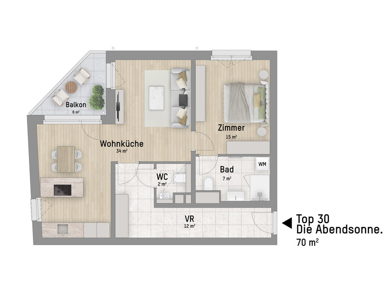 1220, Wagramer Stra�e, Beim Donau Zentrum, U1 und Alte Donau, 2-Zimmer-Eigentumswohnung  /  / 1220&nbsp;Wien / Bild 2