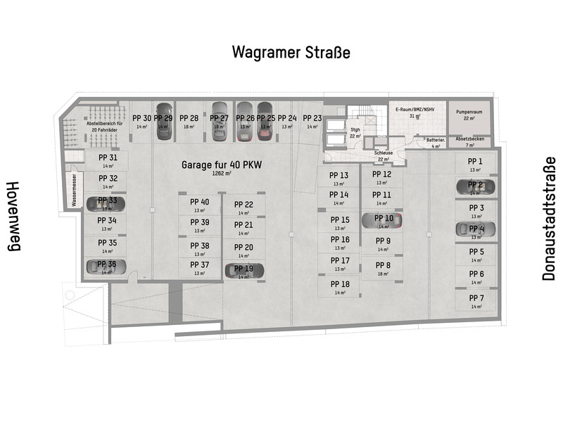 1220, Wagramer Stra�e, Beim Donau Zentrum, U1 und Alte Donau, 4-Zimmer-Penthouse  /  / 1220&nbsp;Wien / Bild 5