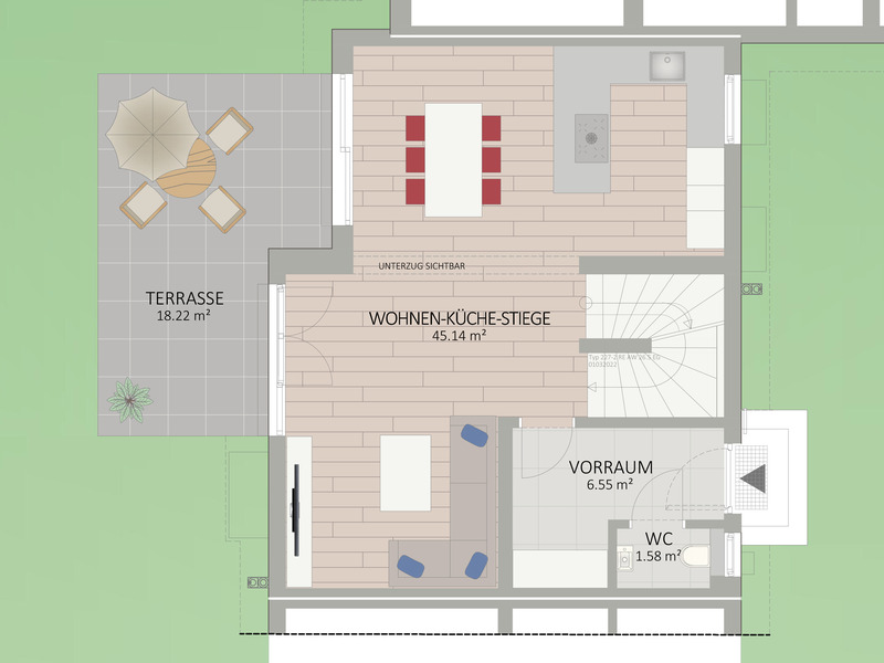 1220, Obstgartenweg, Nahe Donau Zentrum, Alte Donau und U1, Reihenhaus  /  / 1220&nbsp;Wien / Bild 2