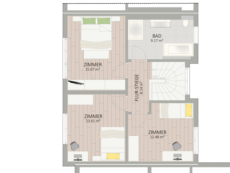 1220, Obstgartenweg, Nahe Donau Zentrum, Alte Donau und U1, Reihenhaus  /  / 1220&nbsp;Wien / Bild 3