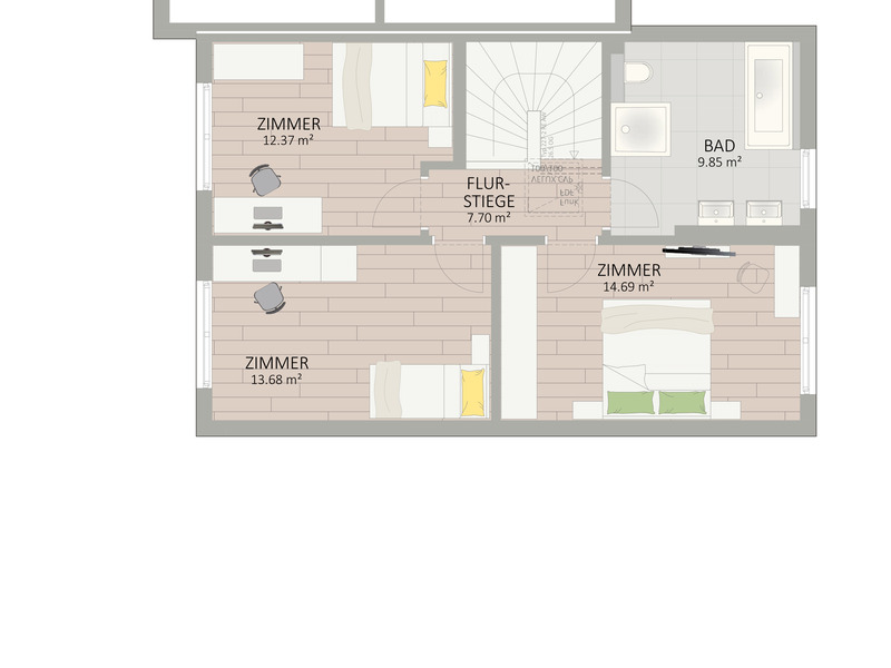 1220, Obstgartenweg, Nahe Donau Zentrum, Alte Donau und U1, Reihenhaus  /  / 1220&nbsp;Wien / Bild 3