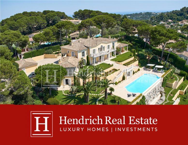 Luxuriöse Villa in den Hügeln über Cannes mit atemberaubenden Blick aufs Mittelmeer