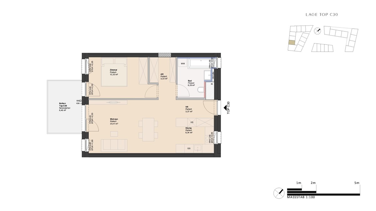 Provisionsfreie 2- Zimmer Wohnung Nhe Traunauen /  / 4030 Linz / Bild 1