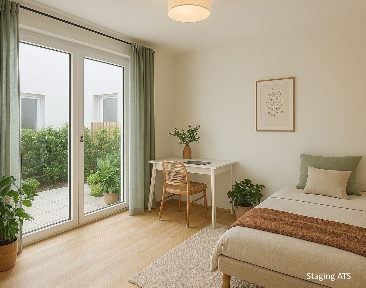 Townhouse - 3 Zimmer Gartenwohnung +  2 Bder - ERSTBEZUG = DAS LAURENZ = 2 bedroom apartment+garden /  / 1110 Wien / Bild 4