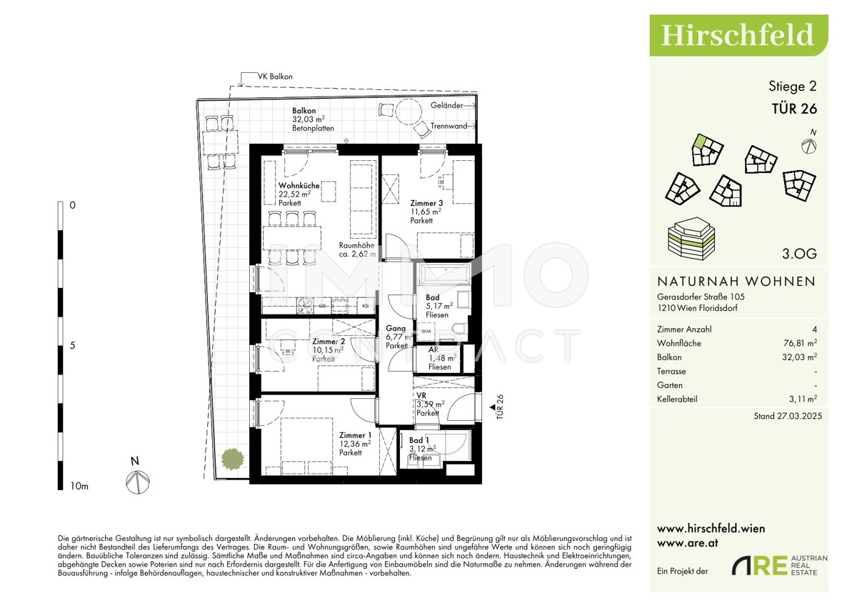 4 Zimmer- Familienhit mit traumhafter Aussicht /  / 1210 Wien / Bild 7