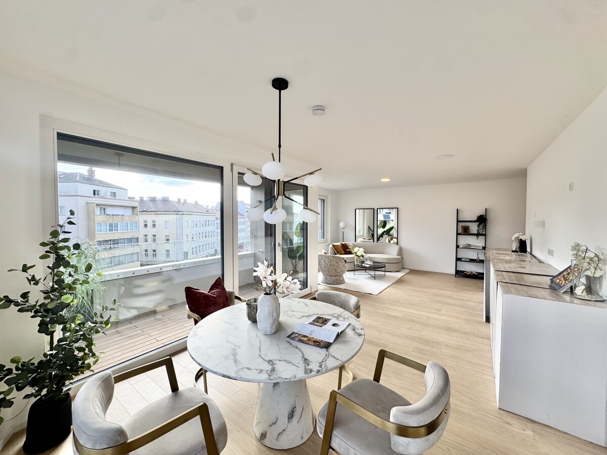 Provisionsfrei: 7. Stock - Laxenburger Strae/Hauptbahnhof - groe Zweizimmer-Wohnung /  / 1100 Wien / Bild 7