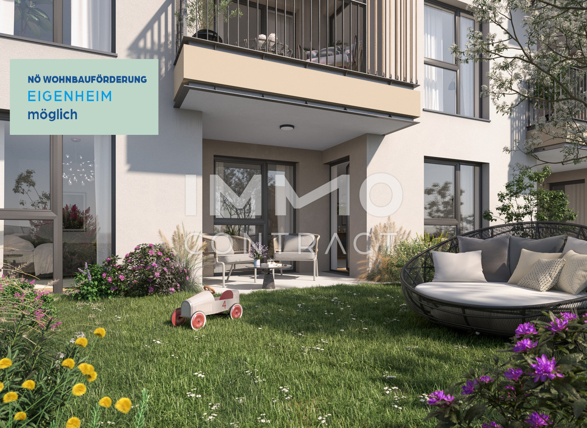 4 Zimmer Gartenwohnung!<br />
Erstbezug!