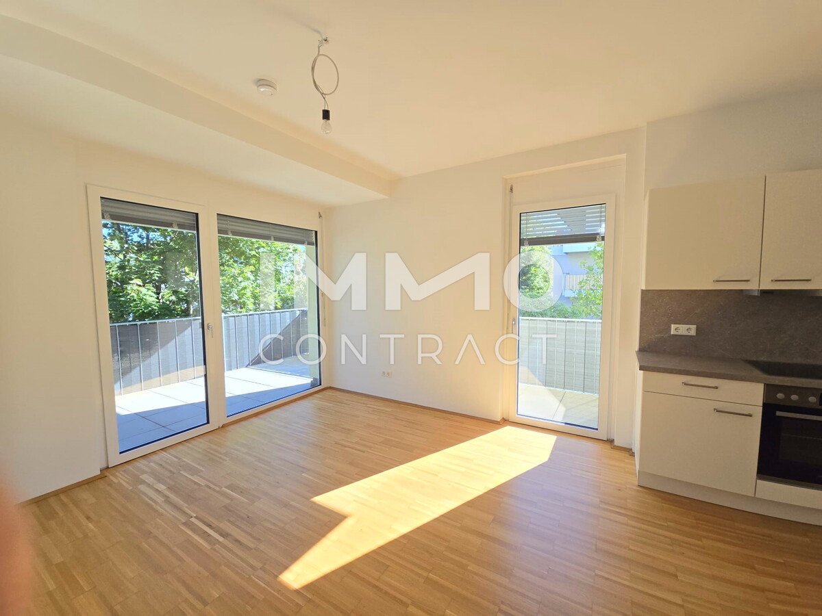 Neuwertige, gefrderte 2 Zimmer-Wohnung mit Balkon in Eggenberg -  Eckertstrae 56a - Top 12 /  / 8020 Graz / Bild 1