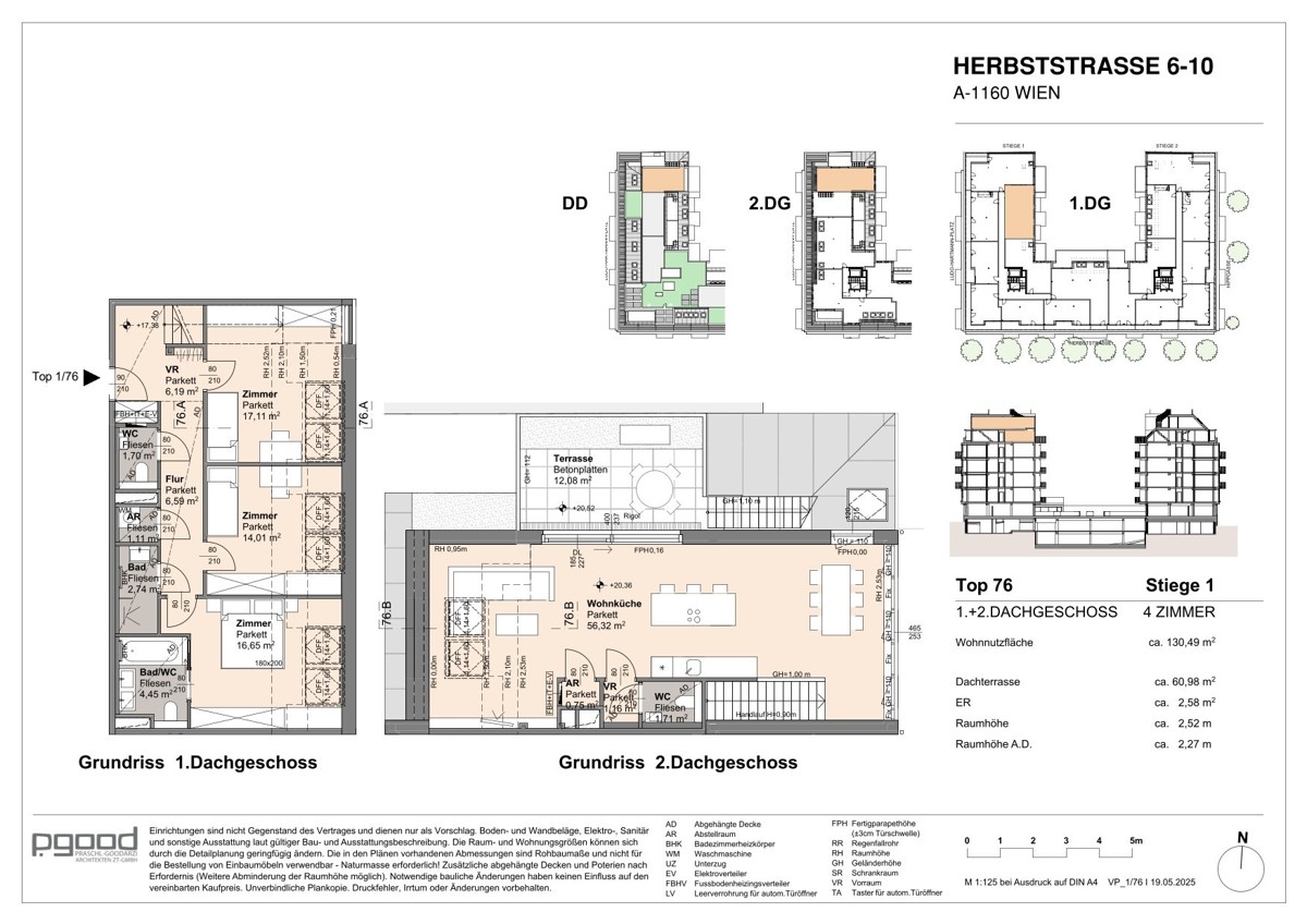 60m2 Dachterrasse! Penthouse Perle: U6 Burggasse - WOHNEN AM PARK - Urban & Grn /  / 1160 Wien / Bild 3