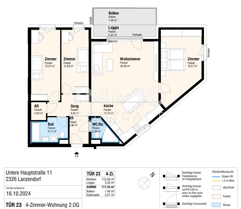 Grozgige 4 Zimmer Wohnung NEUBAU /  / 2326 Lanzendorf / Bild 1