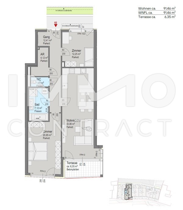 Bau-Projekt Stillleben Vienna Woods 
Neubauwohnung im Wienerwald /  / 2391 Kaltenleutgeben / Bild 4