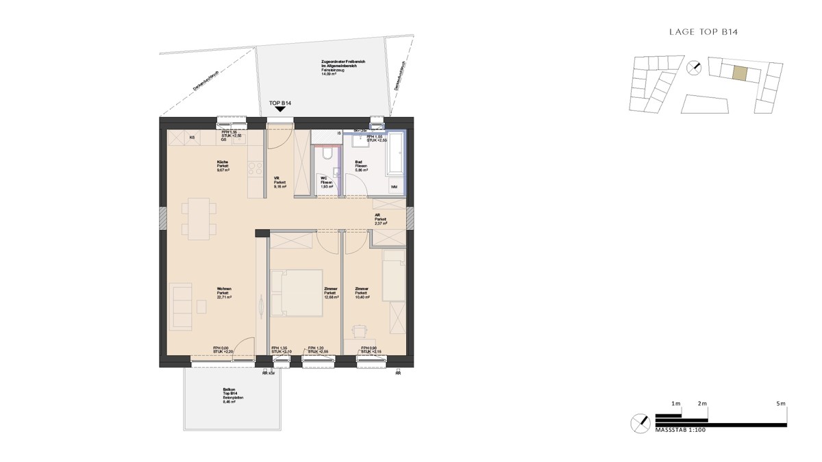 Ihr neues Zuhause - unweit der Traunauen - 3  Zi-Wohnung provisionsfrei /  / 4030 Linz / Bild 1