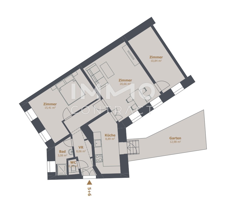 Anleger aufgepasst - vermietete Gartenwohnung /  / 1140 Wien / Bild 1