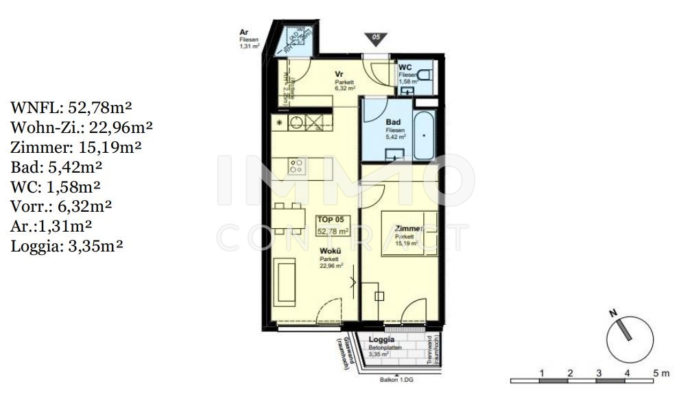 *Provisionsfrei* Neubauwohnungen beim Freizeitparadies "alte Donau" 2-3 Zimmer; Freiflchen; Garagenstellpltze /  / 1220 Wien / Bild 4