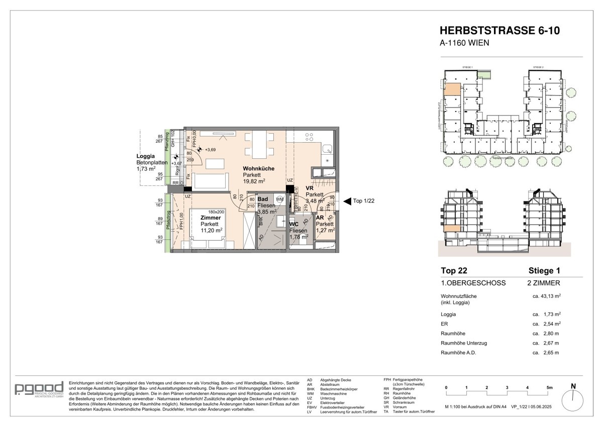 Komfort trifft Funktion - 2 Zimmer mit Loggia und Abstellraum /  / 1160 Wien / Bild 1