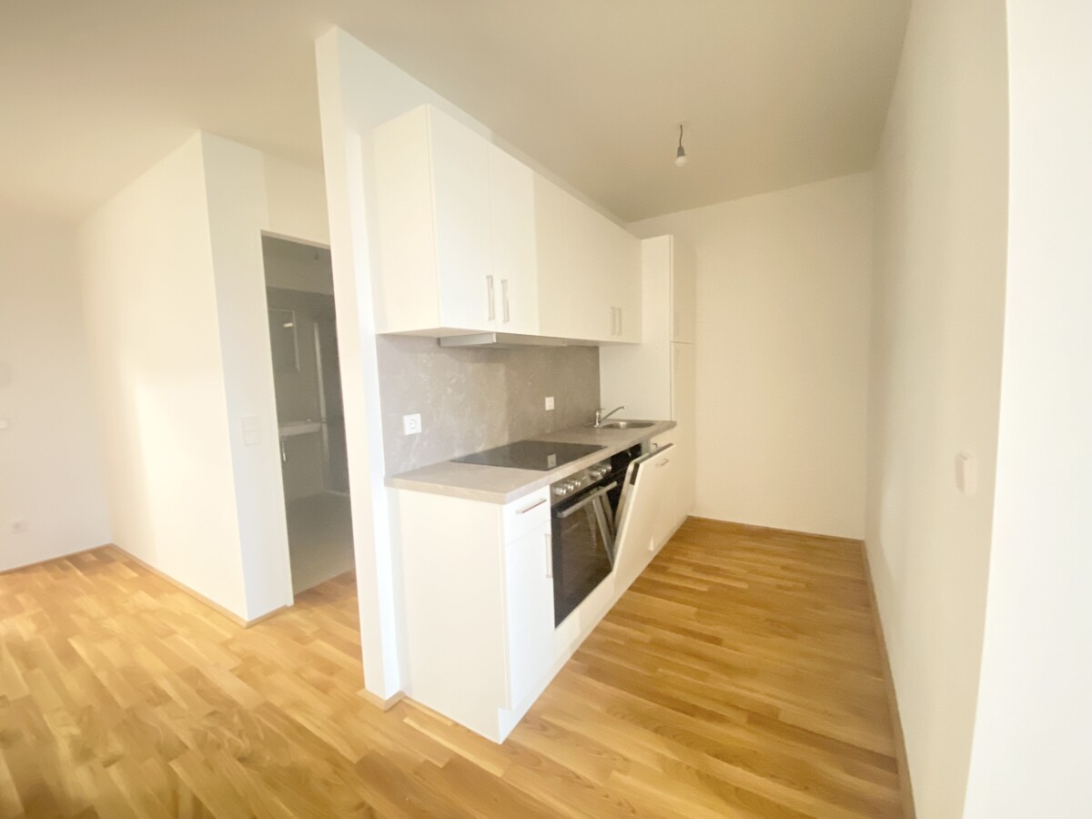 ERSTBEZUG Weitblick Wohnung U3 2 Zimmer + Balkon - 1 bedroom apartment + balcony =Das Laurenz= /  / 1110 Wien / Bild 4