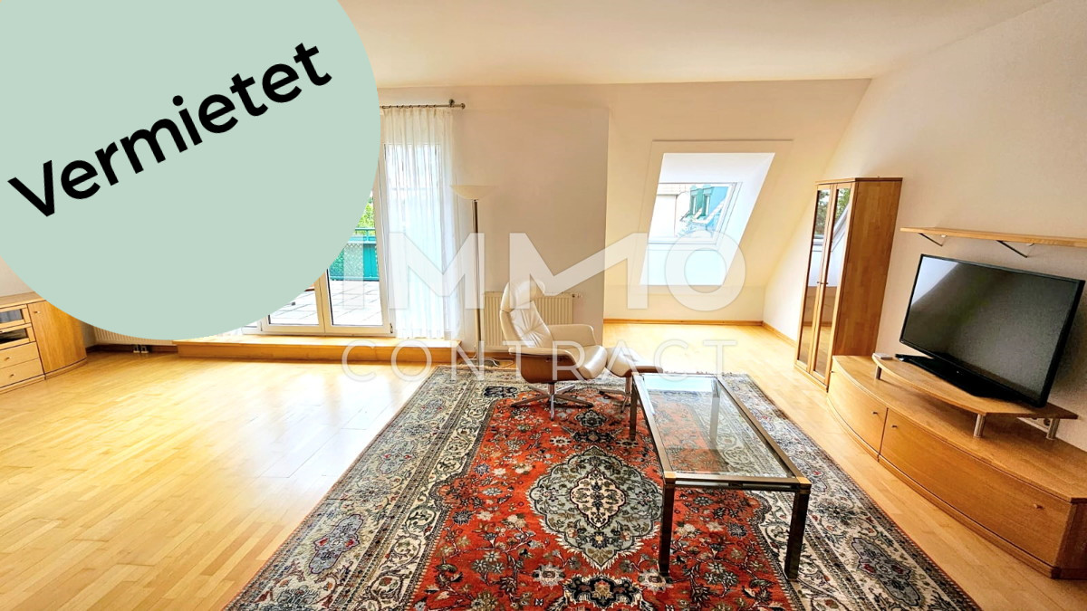 Exklusive, teilmblierte Dachterrassenwohnung im Zentrum von Baden - Ruhelage - inkl. Tiefgarage
