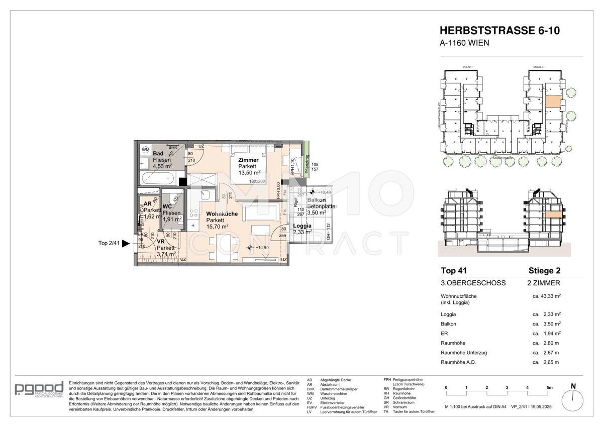 WOHNEN AM PARK - Urban & Grn - Erstbezug 2 Zimmer! /  / 1160 Wien / Bild 1