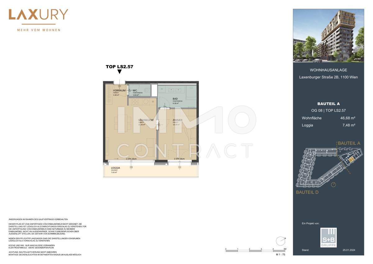 Hauptbahnhof: Provisionsfrei - Zweizimmer-Wohnung mit hochwertiger Ausstattung / / 1100 Wien / Bild 8