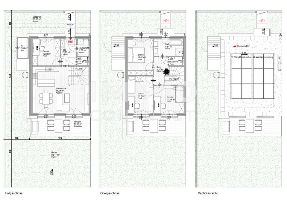 Traumhafte Doppelhaushlfte auf Eckgrundstck in Stob - Mietkaufoption /  / 7344 Stoob / Bild 9