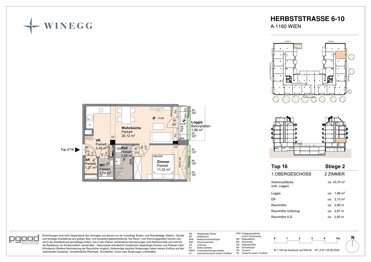 WOHNEN AM PARK - Urban & Grn - Zentral gelegene 2 Zimmer Wohnung. Nhe zum 7. Bezirk! /  / 1160 Wien / Bild 7