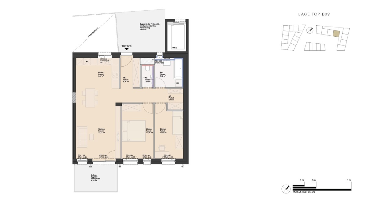 Leistbares Eigentum statt Miete - 3-Zimmer Wohnung provisionsfrei! /  / 4030 Linz / Bild 1