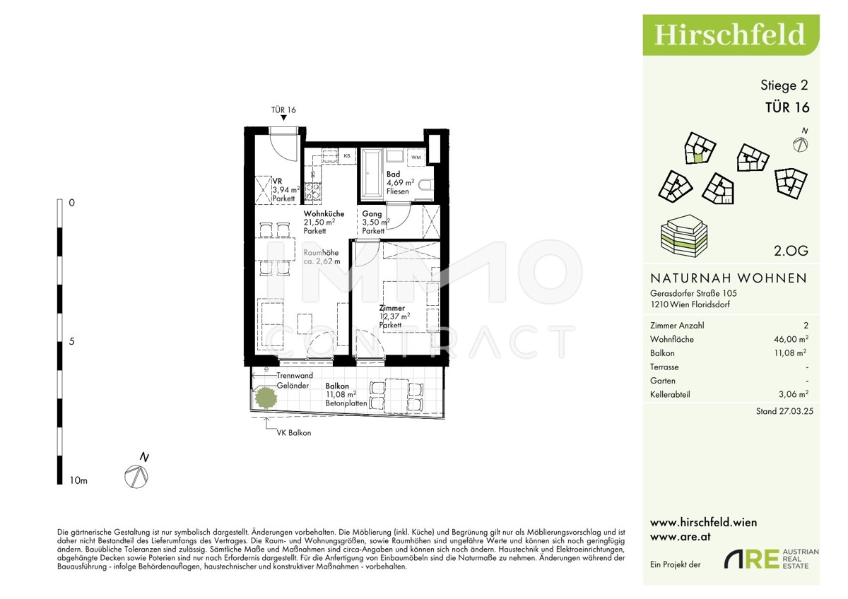 Neu: Super Preis Hit! Erstbezug und provisionsfrei - Hirschfeld /  / 1210 Wien / Bild 1