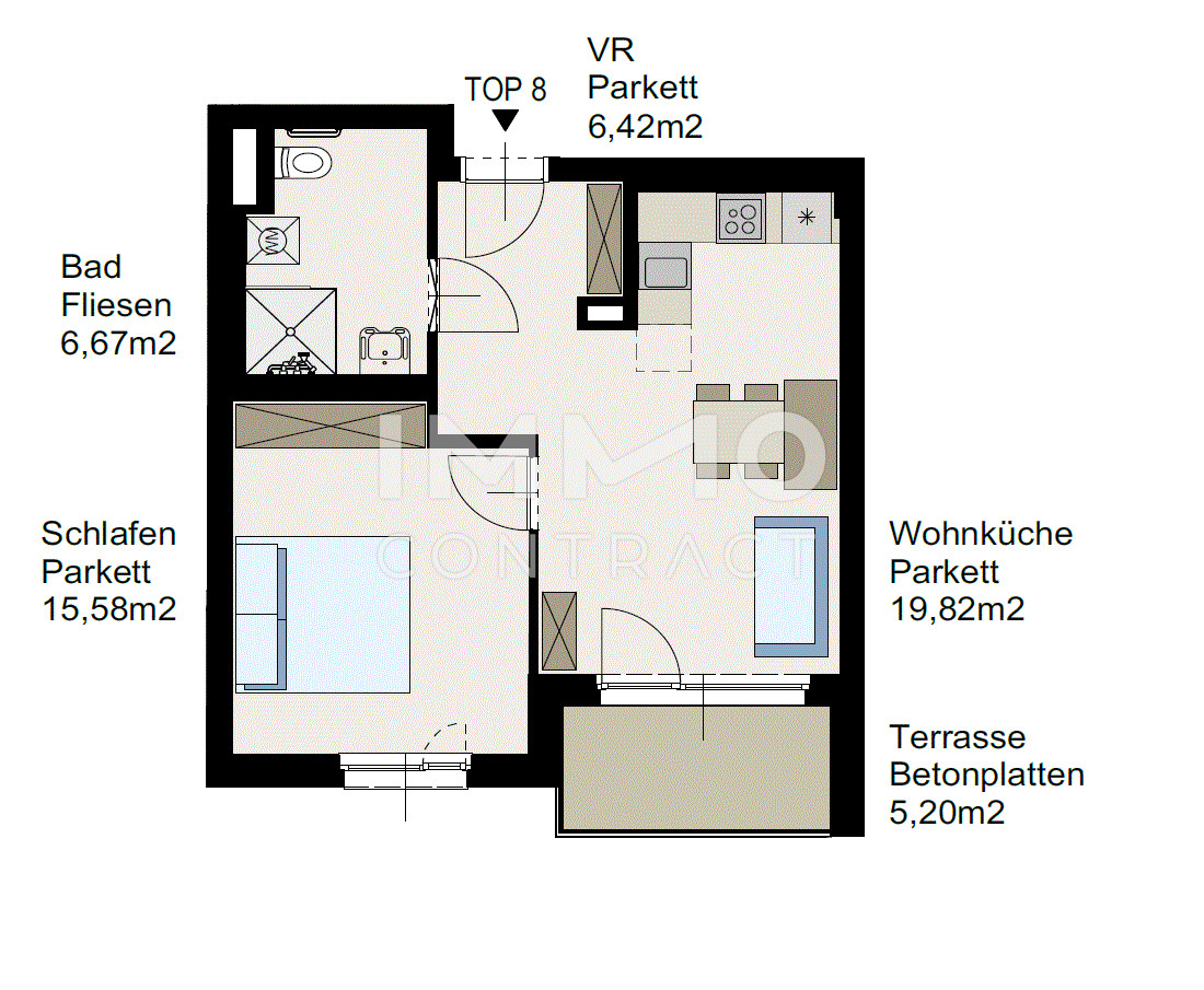 Alleine aber nicht einsam! Hier wohnen Sie im Casa Seniorenwohnen in Oberlaa mit Gleichgesinnten /  / 1100 Wien / Wien 10., Favoriten / Bild 1