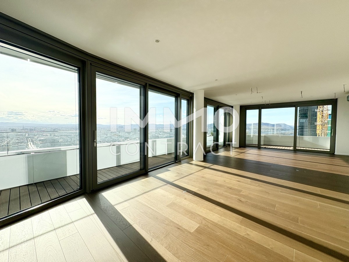 Traum-Apartment mit Rundumblick und 86 qm Balkon . Gym, Sauna, Pool, Bar, Restaurant & Lounges /  / 1220 Wien / Bild 2