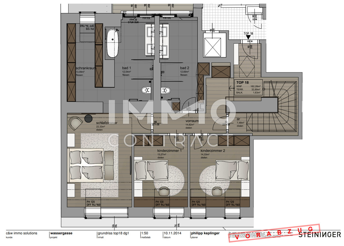 Ein Meisterwerk aus Licht, Raum und Design: Penthouse - Luxury & Lifestyle in the Heart of Vienna: Wassergasse /  / 1030 Wien / Bild 3