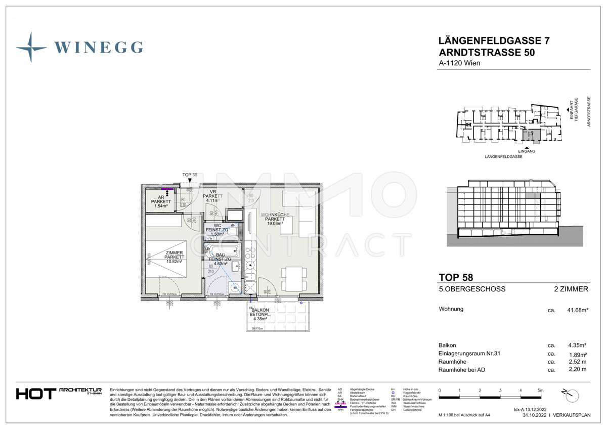 Arndt Fifty - PROVISIONSFREI - 2-Zimmer-Wohnung mit Top-Anbindung im 12. Bezirk /  / 1120 Wien / Bild 7
