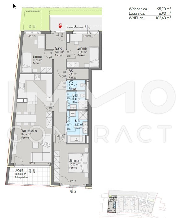 PROVISIONSFREI
Luxurise Loggia Wohnung /  / 2391 Kaltenleutgeben / Bild 2