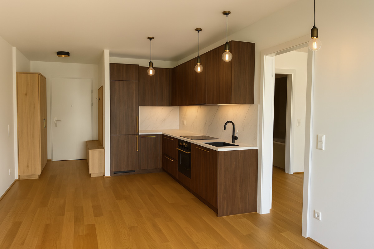 WOW! Provisionsfrei, MEGA PREIS und Erstbezug! Nhe U1 Leopoldau: 2 Zimmer mit Balkon /  / 1210 Wien / Bild 3