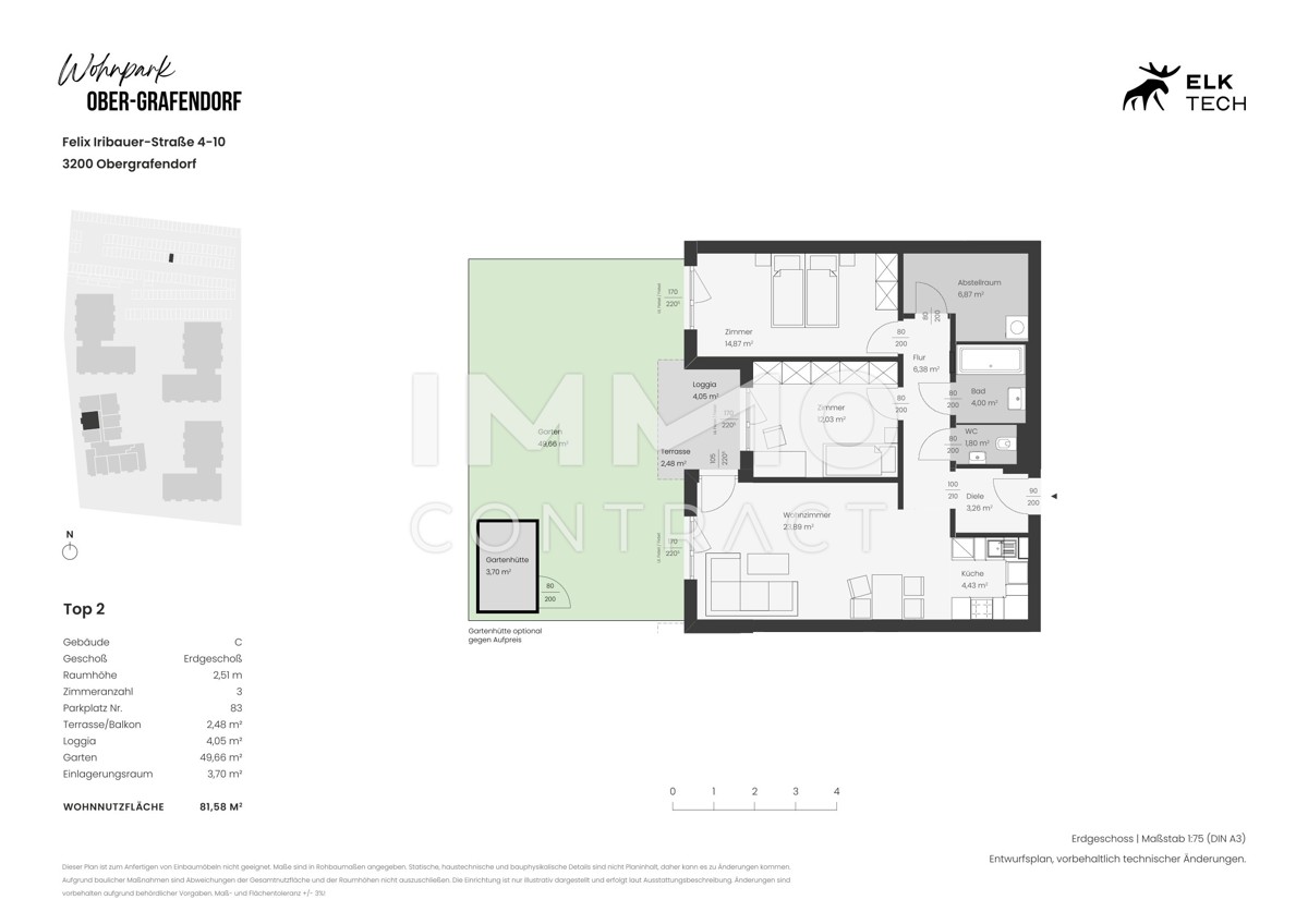 Erstbezug, 3 Zimmer Gartenwohnung! /  / 3200 Ober-Grafendorf / Bild 7